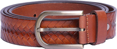 

Ferretitalio Men Casual Tan Genuine Leather Belt