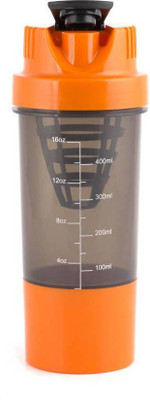 BM Kitchenware Gym Shakeit 500 ml Shaker, Bottle(Pack of 1, Multicolor) available at flipkart for Rs.232