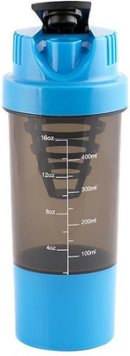 

BM Kitchenware Gym 500 ml Shaker(Pack of 1, Multicolor)