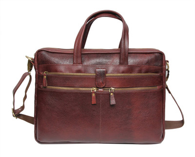 

bayed Lazmo plus 2 Medium Briefcase - For Men(Brown)