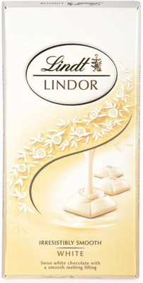

Lindt Lindor Irresistibly Smooth White Chocolate, 100gm Bars(100 g)