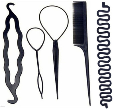 

INAAYA Set Of 5 Tools Hair Styling Accessory Kit For Girls And Womens(Set of 5)