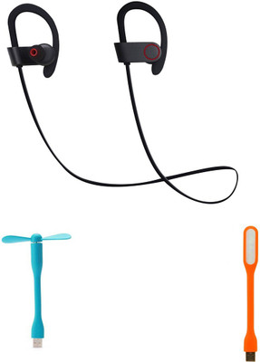 

MINIFOX Usb Fan, Usb Light, QC10 Bluetooth Headset Combo Set