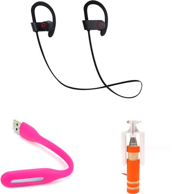 

MINIFOX Selfie, Usb Light, QC10 Bluetooth Headset Combo Set