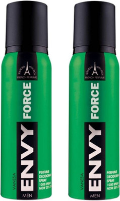 

envy Force Deodorant Spray - For Men(240 ml, Pack of 2)