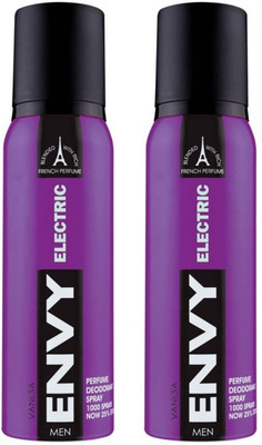 

envy Electric Deodorant Spray - For Men(240 ml, Pack of 2)