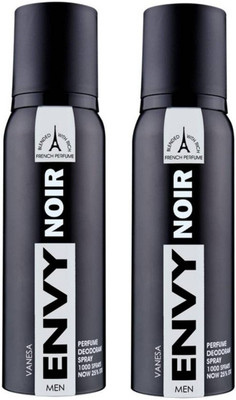 

envy NOIR Body Spray - For Men(240 ml, Pack of 2)