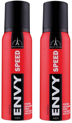 

envy Speed Deodorant Spray - For Men(240 ml, Pack of 2)