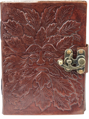 

Anshika International A5 Diary(embossed tree diary, Brown)