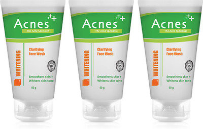 

Acnes Whitening Clarifying Face Wash 100g (Pack of 3) Face Wash(100 g)