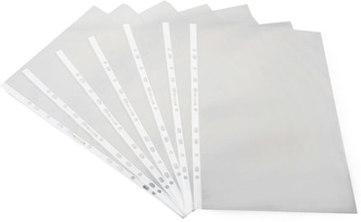 

AmazingHind Polypropylene Transparent Protector Sheet, Clear Sheet Protector(Set Of 100, White)