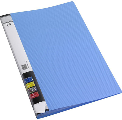 

FELICITY PLASTIC 601F-BLUE FILE PACK OF 3(Set Of 3, Blue)