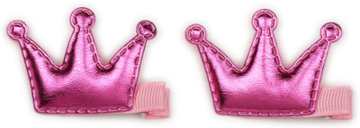 

Pikaboo Soft Crown Girls Hairclips Pack Of 2 - Fuchsia Head Band(Pink)