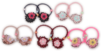 

Pikaboo Ponytail Holders Pack Of 5 Head Band(Multicolor)