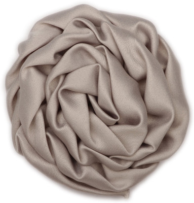 

Pikaboo Rolled Satin Rose Clip - Grey Head Band(Grey)