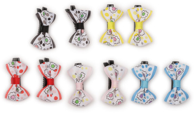 

Pikaboo Alligator Bow Girls Hairclips Combo Pack Head Band(Multicolor)