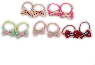 

Pikaboo Ponytail Holders Pack Of 5 Head Band(Multicolor)