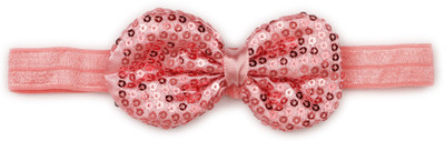 

Pikaboo Sequin Bow Girls Headband Pink Head Band(Pink)