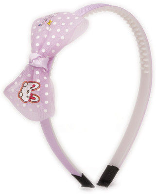 

Pikaboo Be Happy Girls Hairband - Lavendar Head Band(Purple)