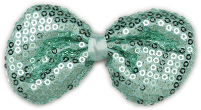 

Pikaboo Sequin Bow Clip - Sea Green Head Band(Green)