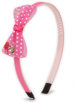

Pikaboo Be Happy Girls Hairband - Pink Head Band(Pink)