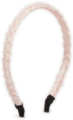 

Pikaboo Baby Pink Beaded Girls Hairband Head Band(Pink)