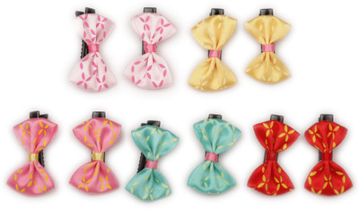 

Pikaboo Alligator Bow Girls Hairclips Combo Pack Head Band(Multicolor)