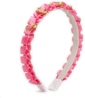 

Pikaboo Pretty Pink Roses Girls Hairband Head Band(Pink)