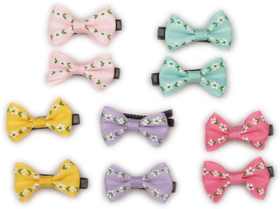 

Pikaboo Alligator Bow Girls Hairclips Combo Pack Head Band(Multicolor)