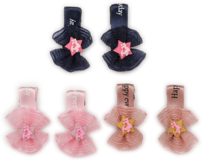 

Pikaboo Alligator Bow Girls Hairclips Combo Pack Head Band(Multicolor)