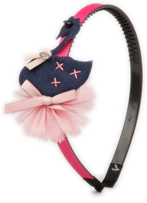 

Pikaboo Swan Girls Hairband - Navy Head Band(Blue)