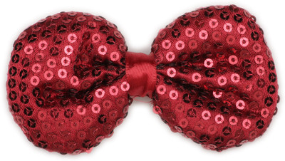 

Pikaboo Sequin Bow Clip - Maroon Head Band(Pink)