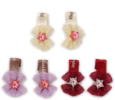 

Pikaboo Alligator Bow Girls Hairclips Combo Pack Head Band(Multicolor)