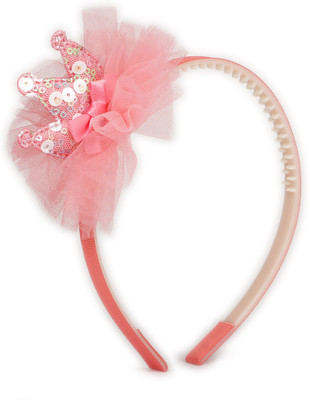 

Pikaboo Sparkly Bunny Girls Hairband - Coral Head Band(Pink)