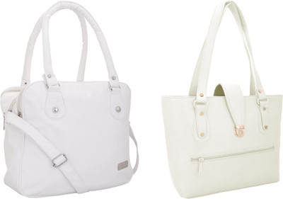 

Lady bar Hand-held Bag(White)