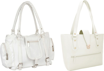 

Lady bar Hand-held Bag(White)