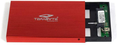 

Terabyte Red Shining External portable 2.5 " Sata Casing Hard Disk case Usb 3.0 2.5 External Hard Drive enclosure(For Laptop Sata Hard Disk, Red)