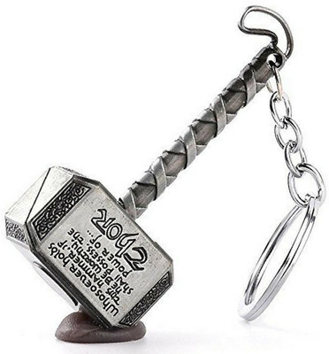 

Techitry Thor Hammer Silver Metal (Marvel) Key Chain