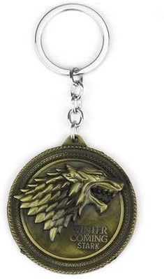 Universal Classic Game of Thrones Winter Coming Soon Metal - Golden Key Chain