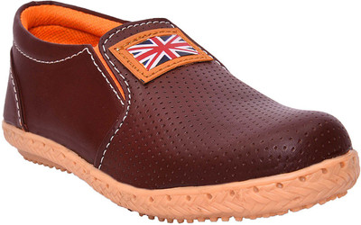 

TWIN Boys & Girls Slip on Casual Boots(Multicolor, Brown