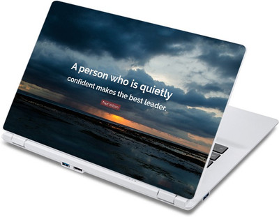 

ezyPRNT Best Leader Motivation Quote (13 to 13.9 inch) Vinyl Laptop Decal 13
