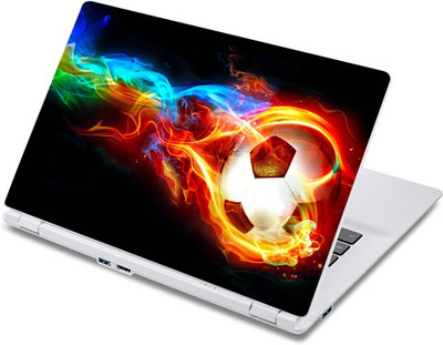 

ezyPRNT Football Sports Fireball Vinyl Laptop Decal 10