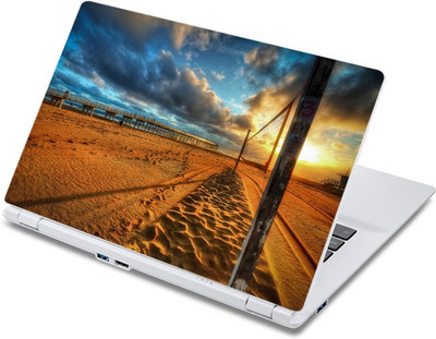 ezyPRNT Volley Ball Sports Ground (13 to 13.9 inch) Vinyl Laptop Decal 13