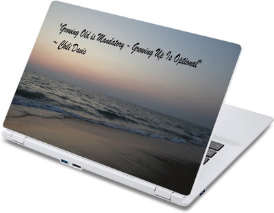 

ezyPRNT Growing old is mandatory Vinyl Laptop Decal 10