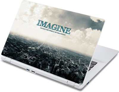 

ezyPRNT Power Of Imagination Quote a (13 to 13.9 inch) Vinyl Laptop Decal 13