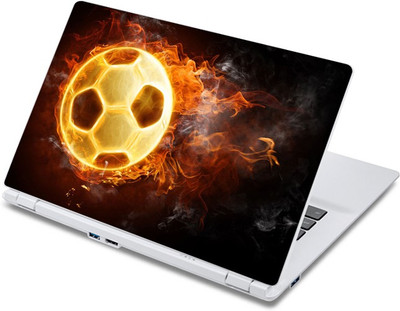 

ezyPRNT Burning Football Sports (13 to 13.9 inch) Vinyl Laptop Decal 13
