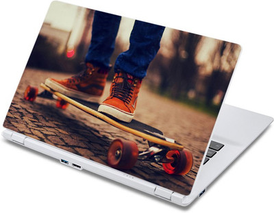 

ezyPRNT Standing Skateboarding Sports Vinyl Laptop Decal 10