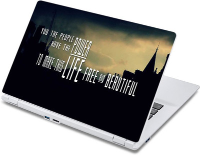 

ezyPRNT Power and Life Quote Vinyl Laptop Decal 10