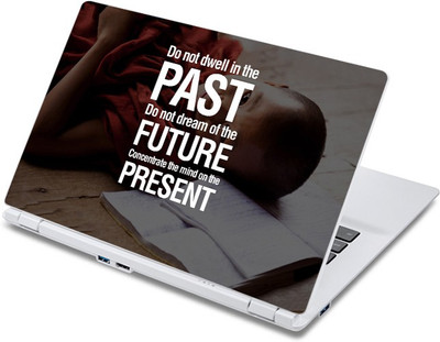 

ezyPRNT Mind on Present Monk Quote Vinyl Laptop Decal 10
