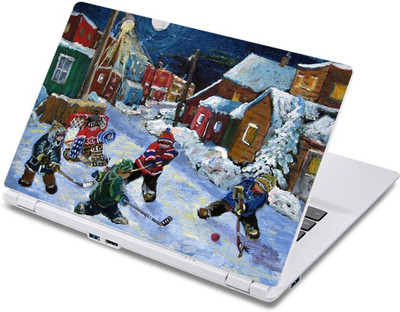 

ezyPRNT Ice Hockey Sports Teamwork (13 to 13.9 inch) Vinyl Laptop Decal 13